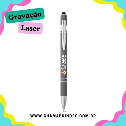 BLANC. Esferográfica em alumínio com escrita em azul-91796