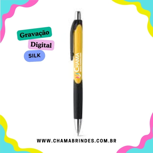 CARIBE. Esferográfica em ABS com acabamento brilhante e escrita em azul-51256