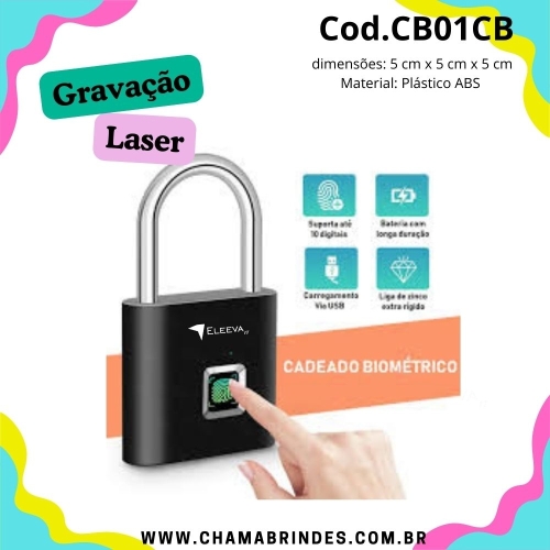 Cadeado Biometrico-CB01CB