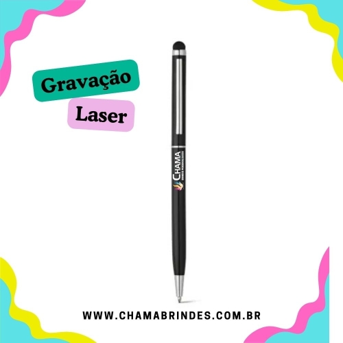 ZOE. Esferográfica em alumínio com escrita em azul-91624