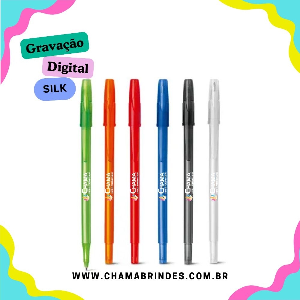 AMY. Esferográfica em PP com acabamento frost e escrita em azul-81115