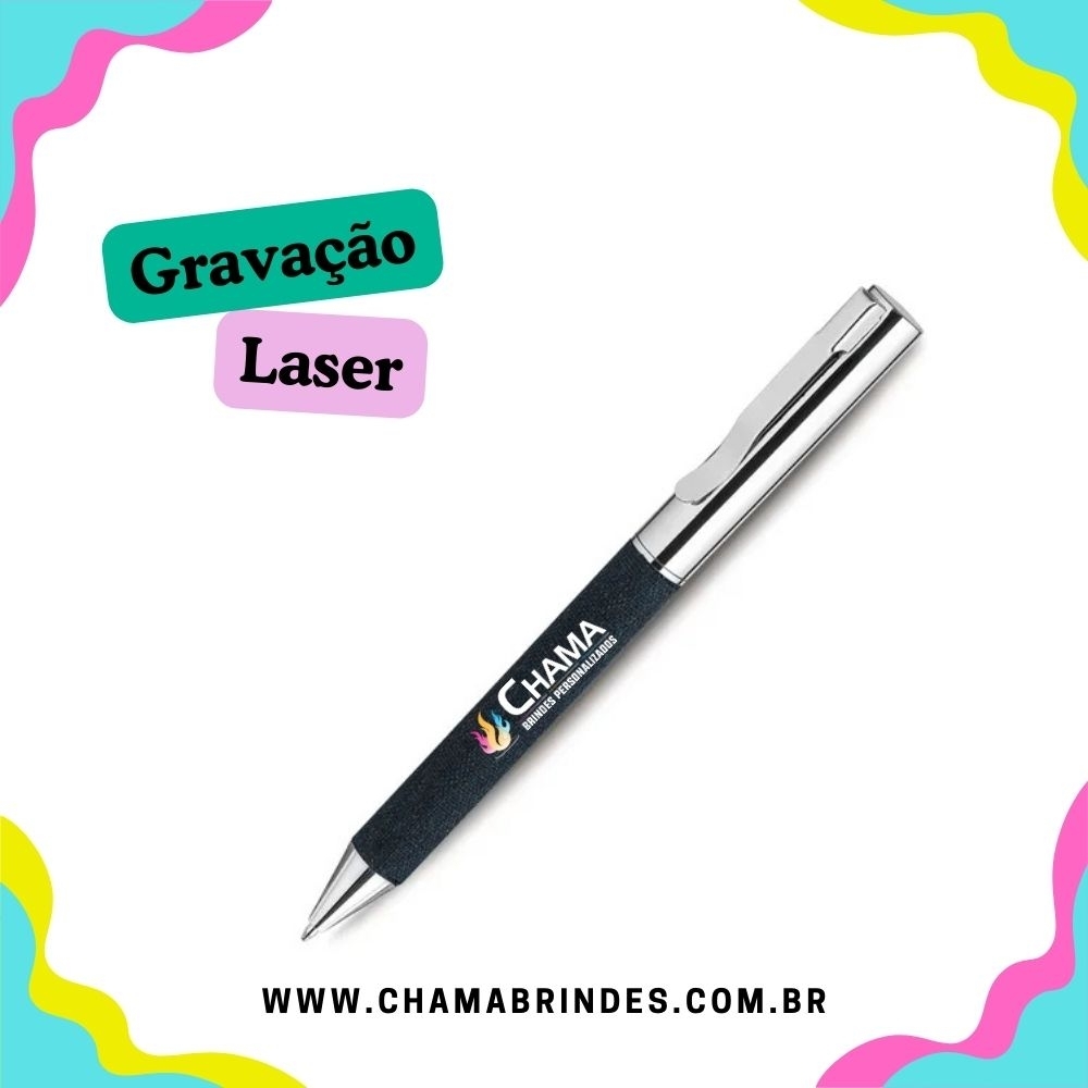 Caneta Metálica com Estojo-CM1128