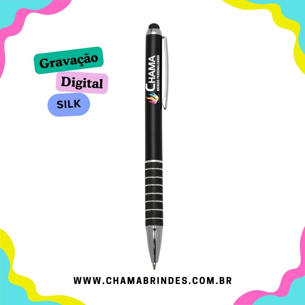 Caneta Plástica Touch-ER198B