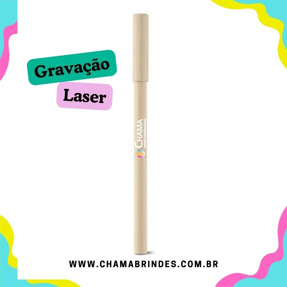 RECICLA. Esferográfica em papel kraft com tampa em papel kraft-91290