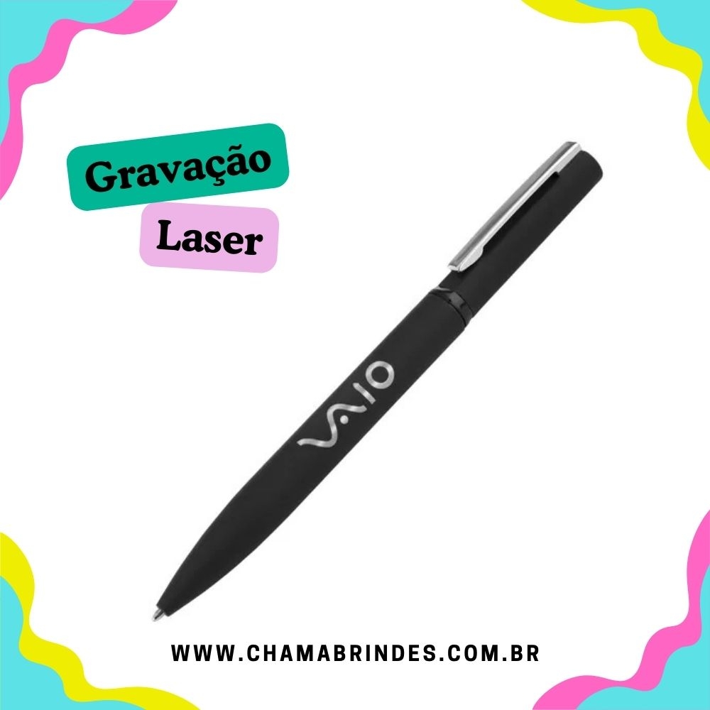 Caneta Metálica com Estojo