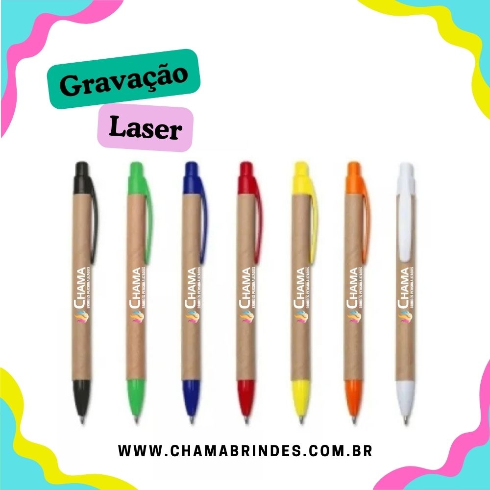 Caneta Ecológica de Papelão