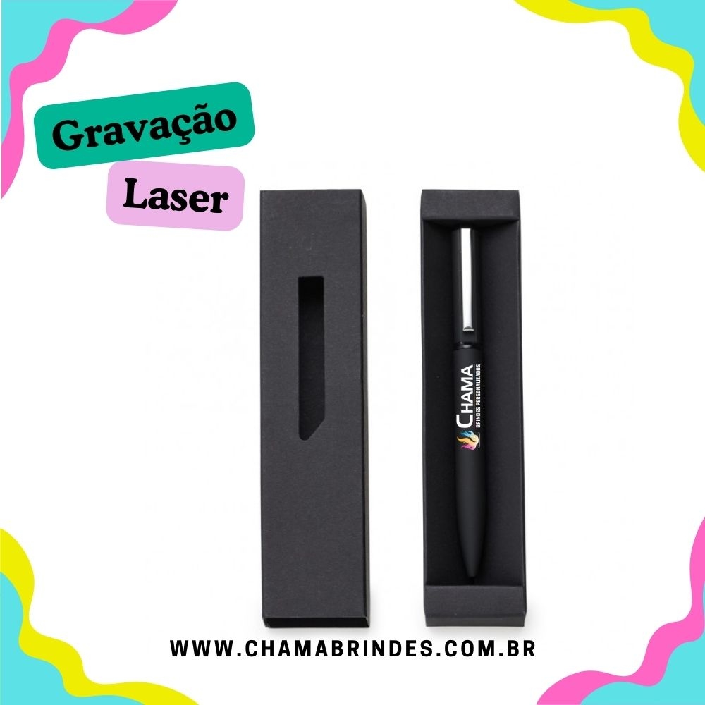 Caneta de Metal com Estojo