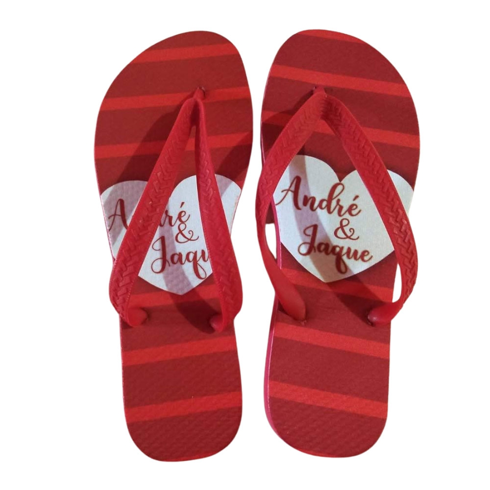 Chinelo Personalizado em Cores e Padronagens Variadas