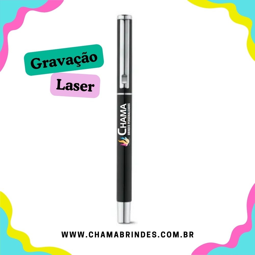 DANEY. Roller em alumínio com escrita em preto