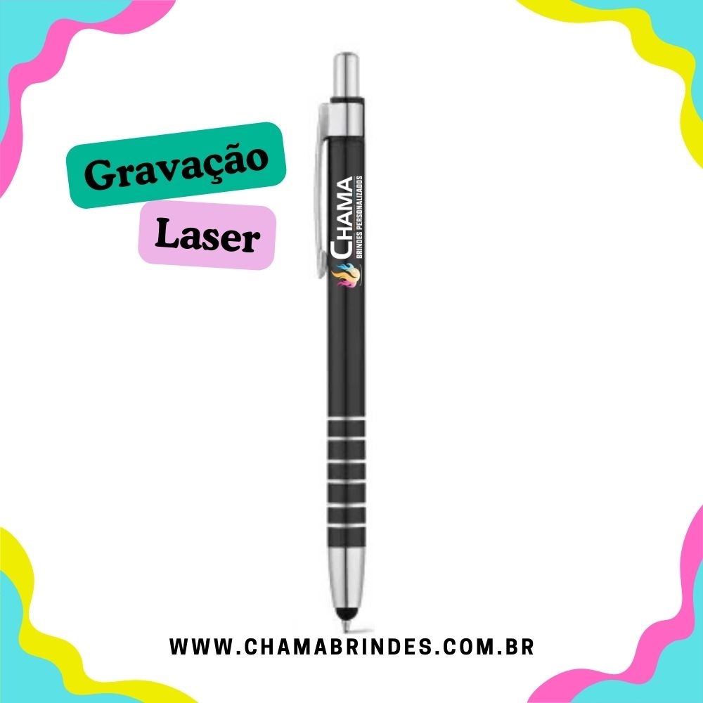 HALOS. Esferográfica em alumínio com escrita em azul